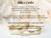 CONVITE DE CASAMENTO PERSONALIZADO