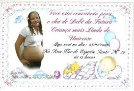 CONVITES DE CHÁ DE BEBÊ